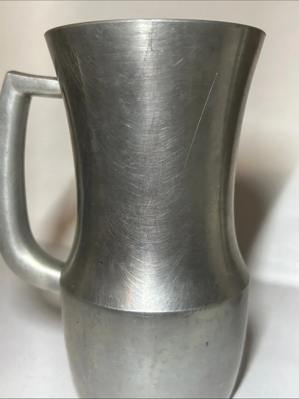 Towle Newburyport Pewter Small Pitcher / Creamer (Model 8644) & goblet